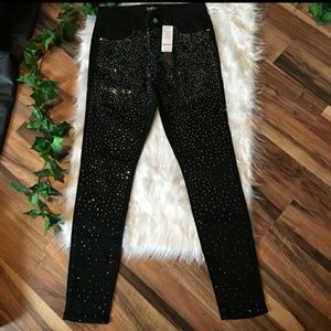 Rhinestone jeans